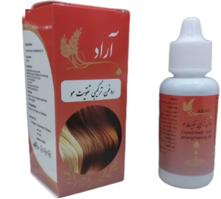 روغن ترکیبی مو آراد طبیعت ایرانیان100%خالص و طبیعی