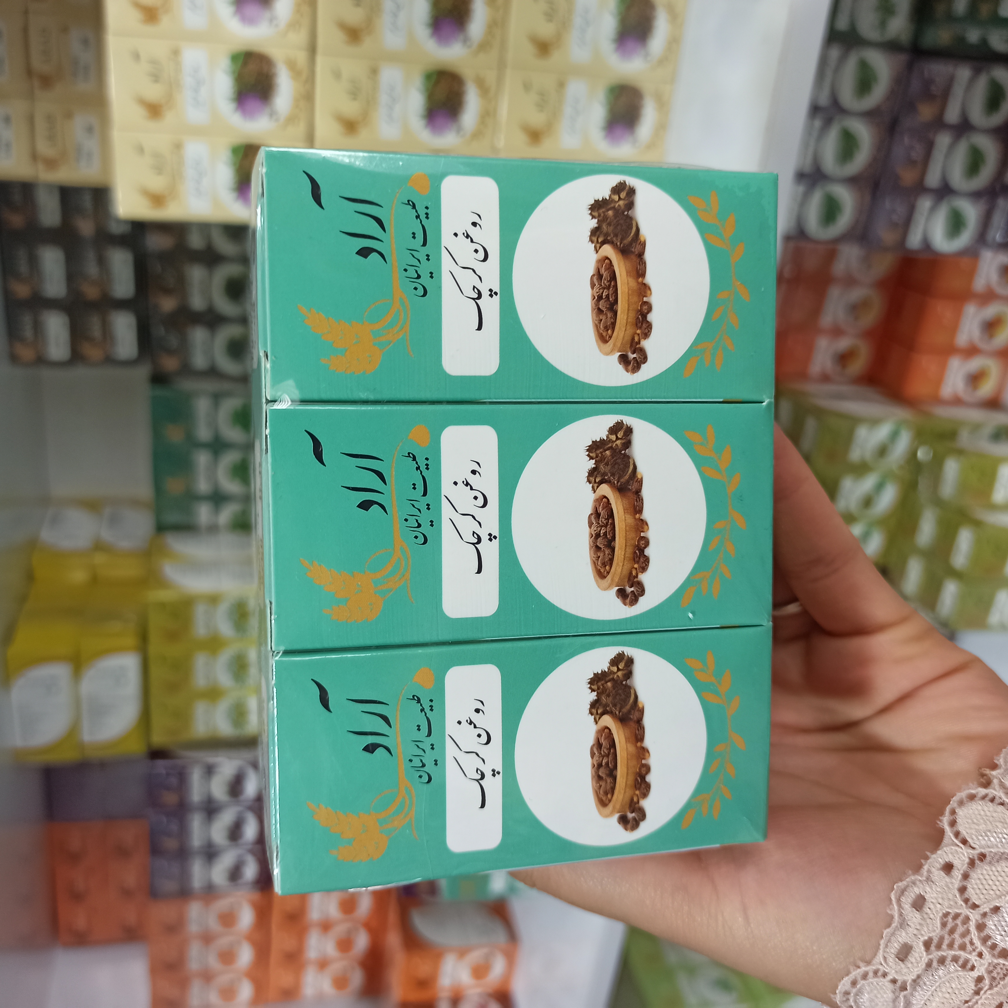 روغن کرچک  آراد طبیعت  ایرانیان100%خالص و طبیعی